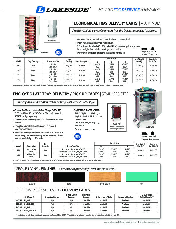 Cutsheet