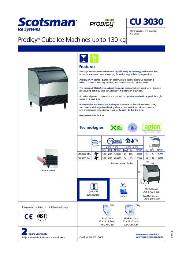 Cutsheet