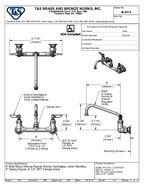 Cutsheet