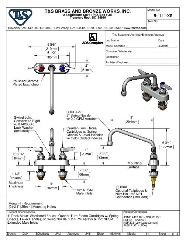 Cutsheet