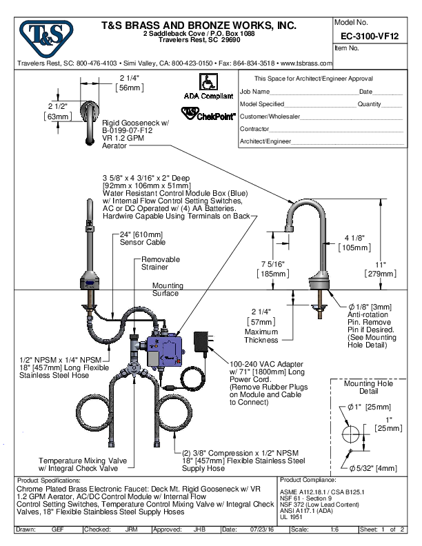 Cutsheet