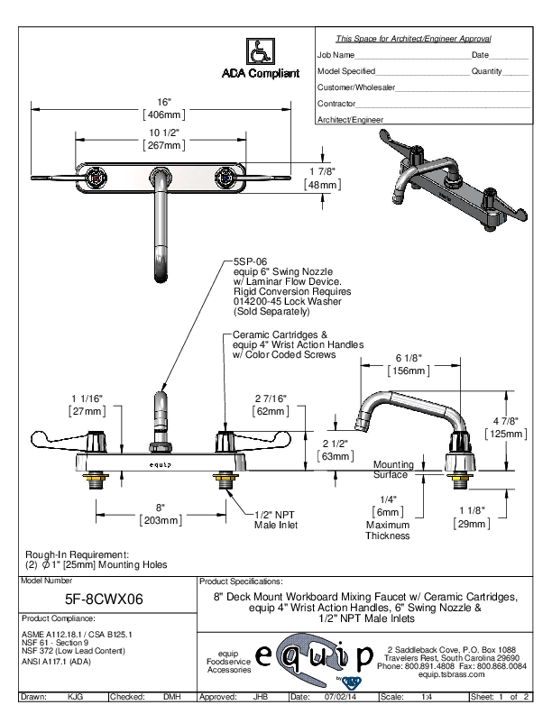 Cutsheet