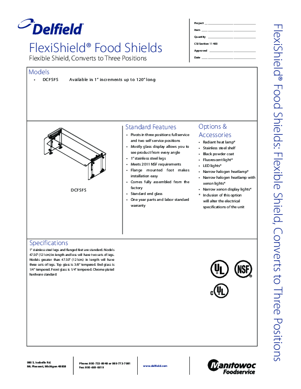 Cutsheet