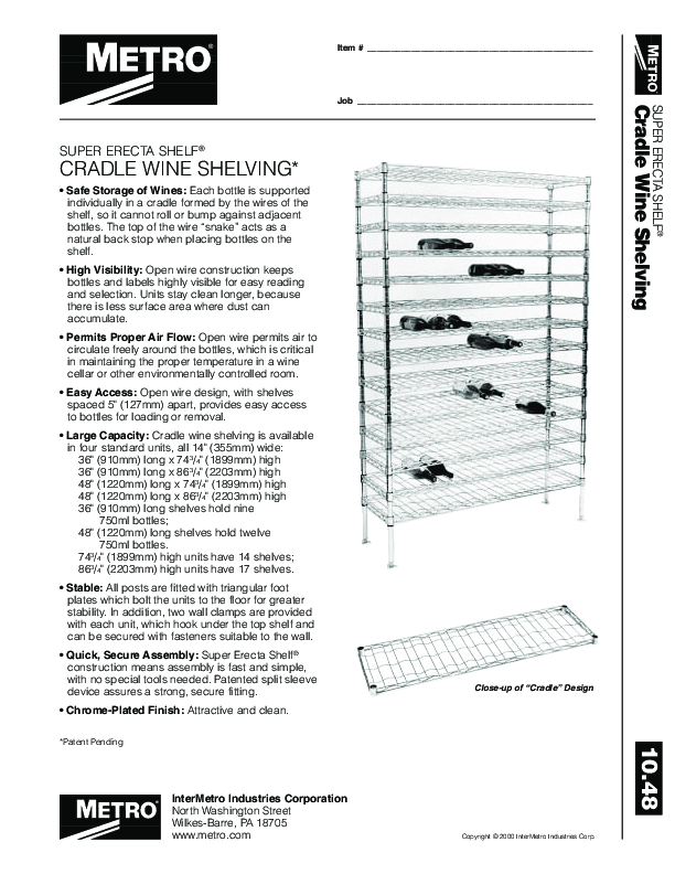 Cutsheet