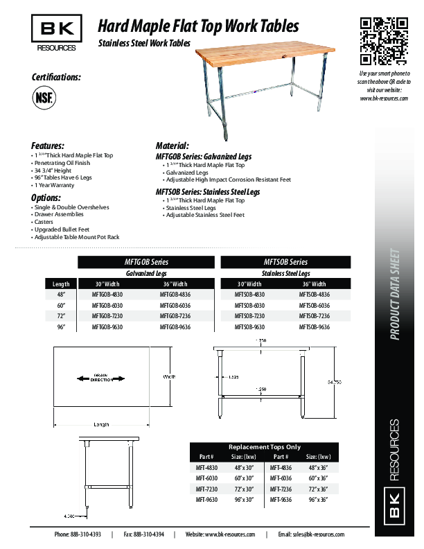 Cutsheet