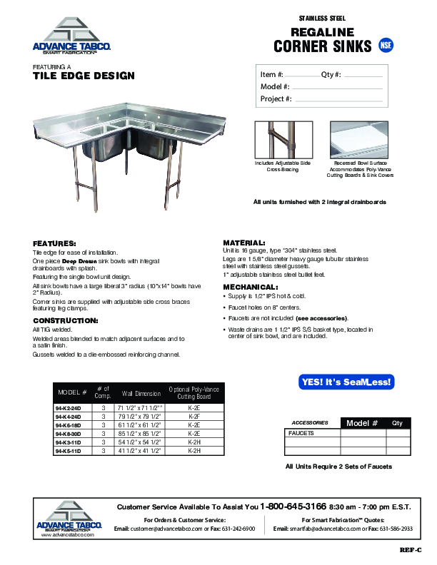 Cutsheet