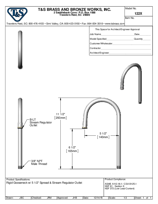 Cutsheet