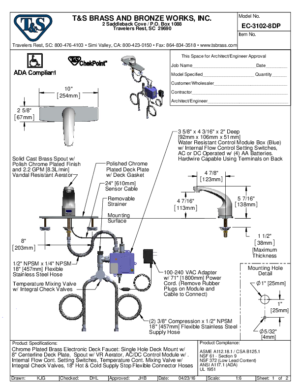 Cutsheet