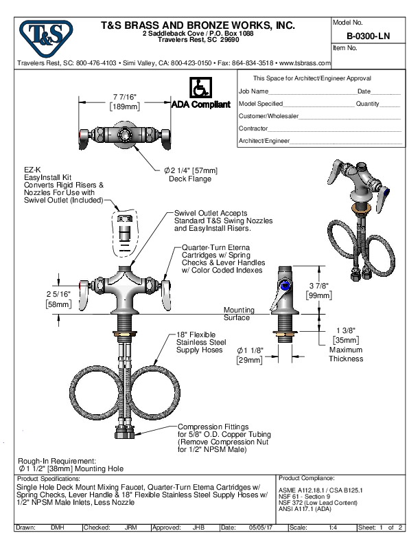 Cutsheet