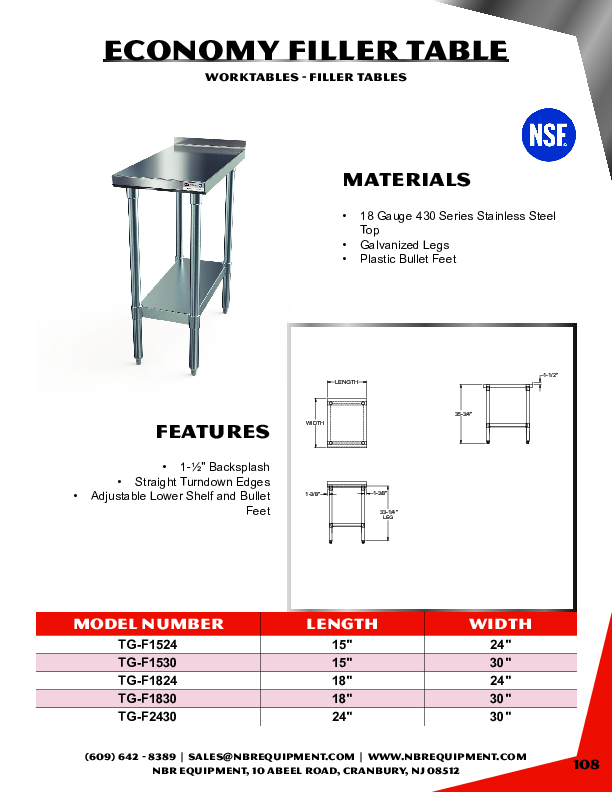 Cutsheet