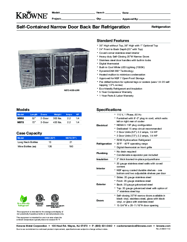 Cutsheet