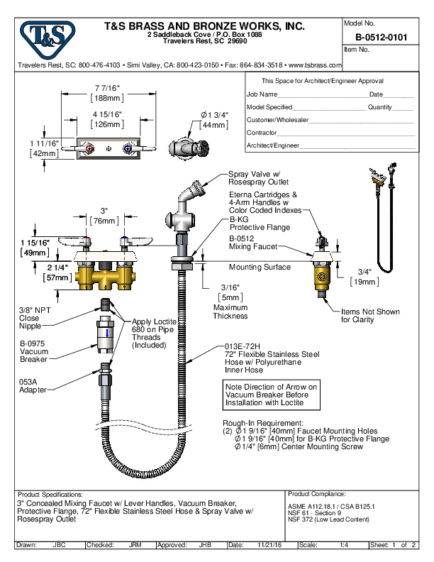 Cutsheet