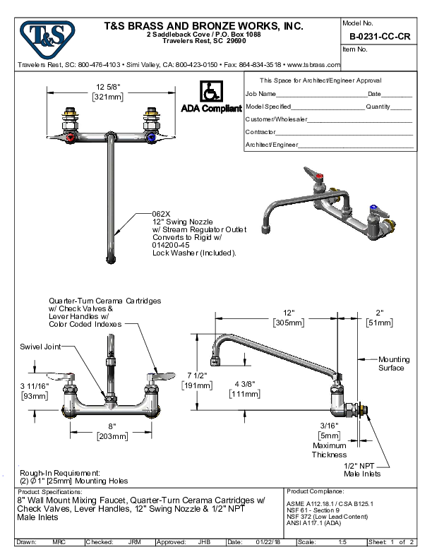 Cutsheet