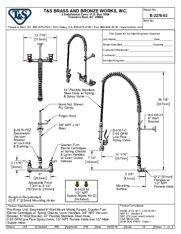 Cutsheet