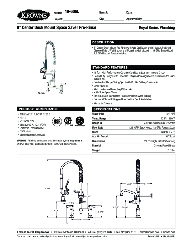 Cutsheet