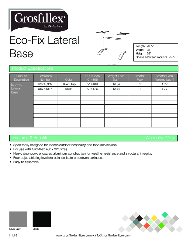 Cutsheet