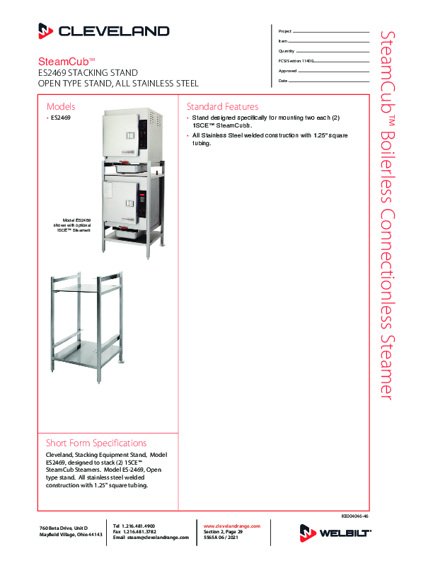 Cutsheet