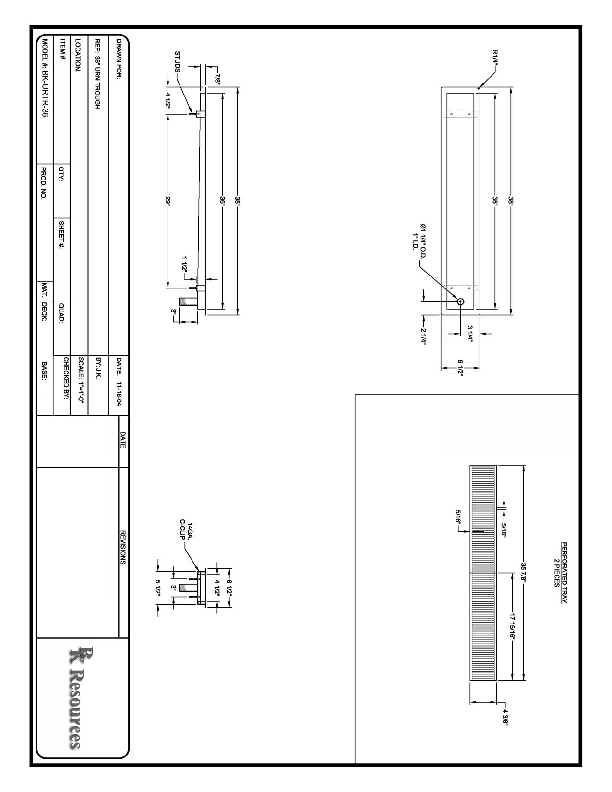 Cutsheet