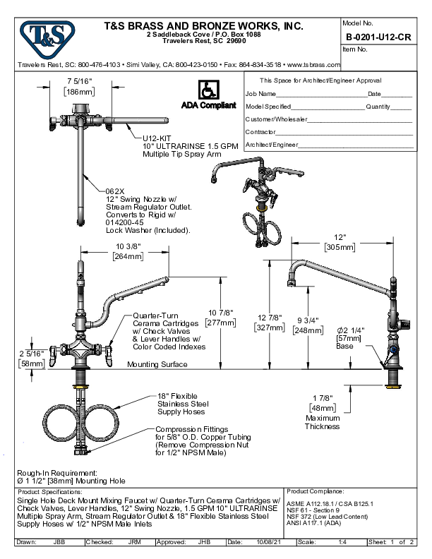 Cutsheet