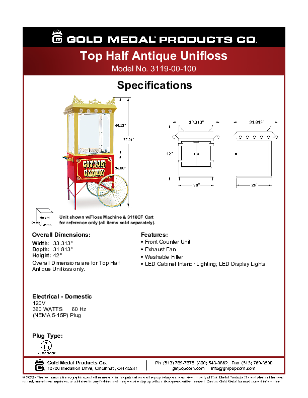 Cutsheet