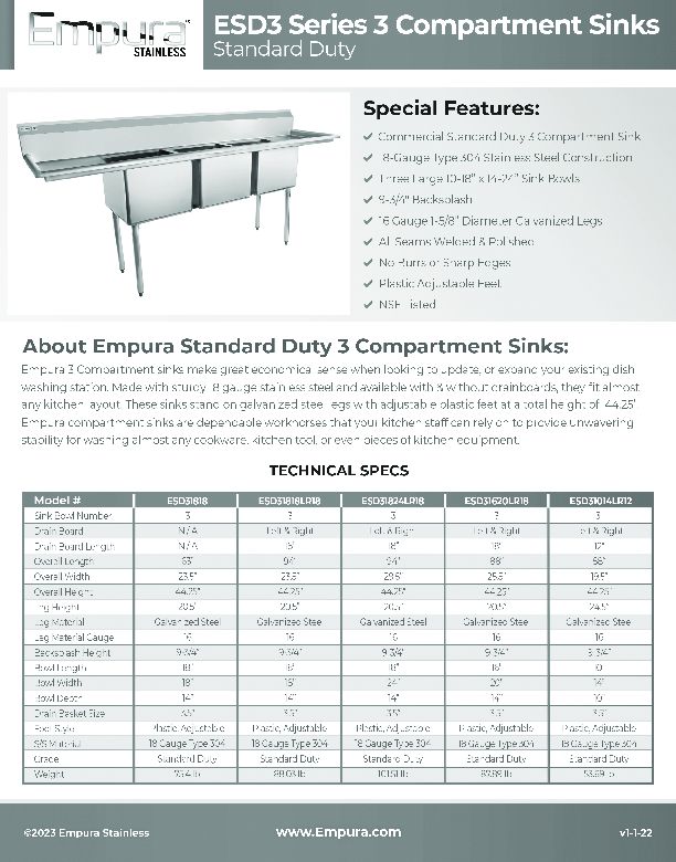 Cutsheet