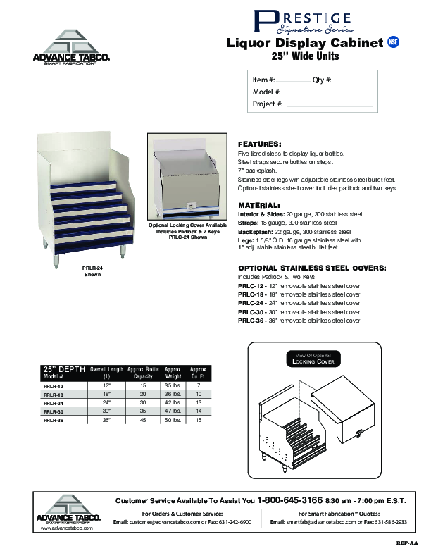 Cutsheet