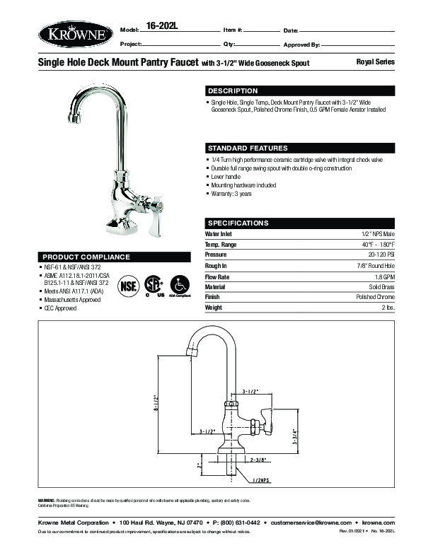 Cutsheet