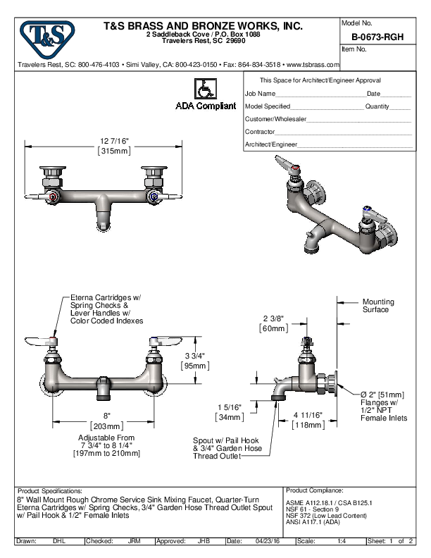 Cutsheet