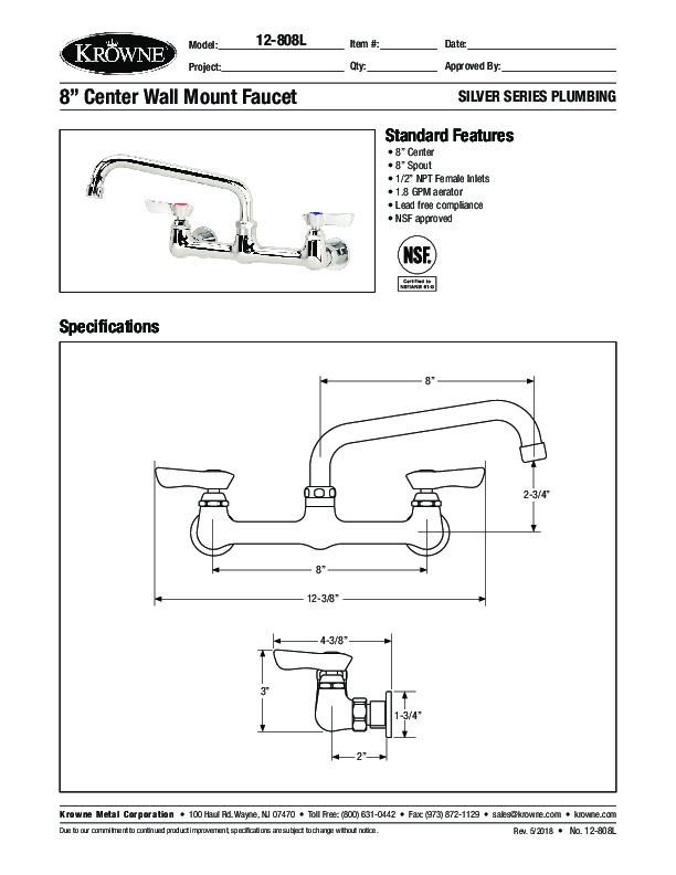 Cutsheet