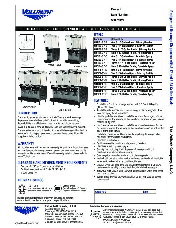 Cutsheet