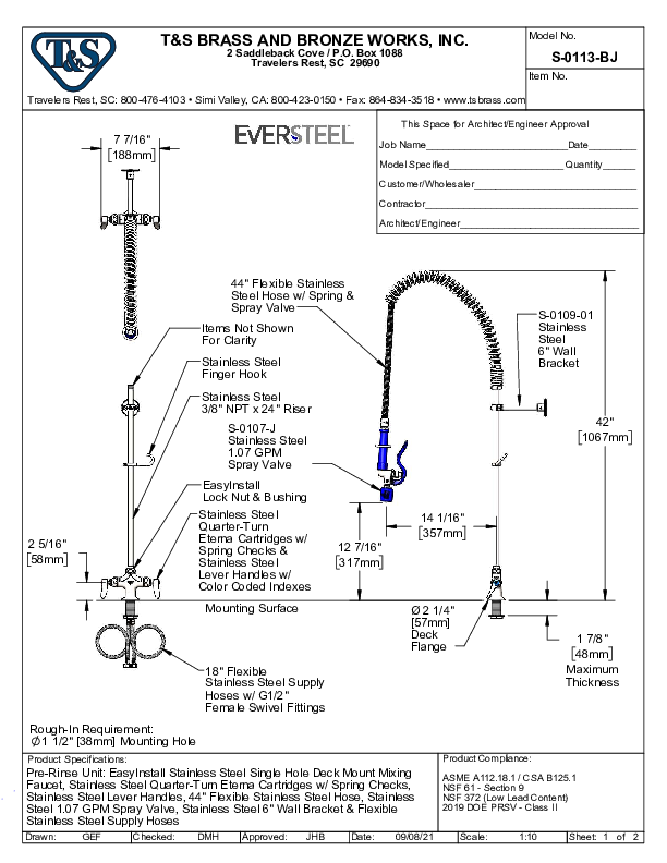 Cutsheet