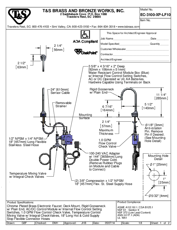 Cutsheet