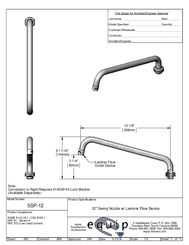 Cutsheet