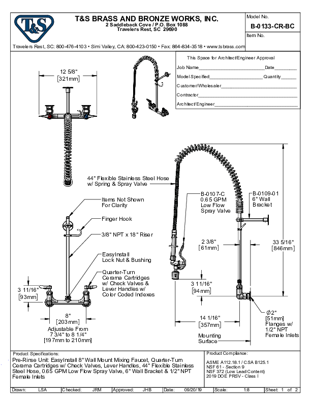 Cutsheet