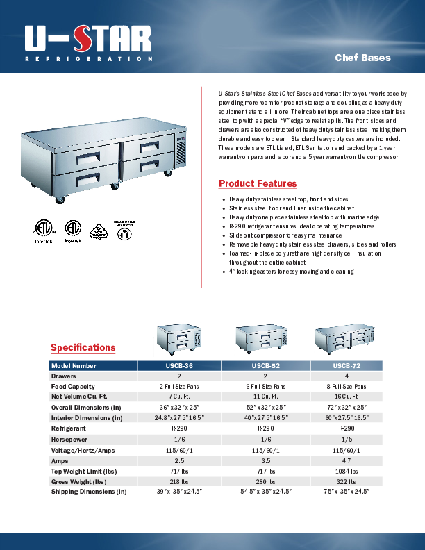 Cutsheet