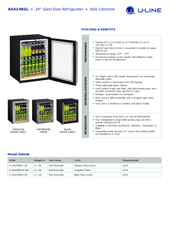 Cutsheet