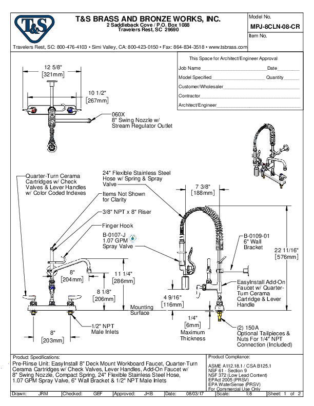 Cutsheet