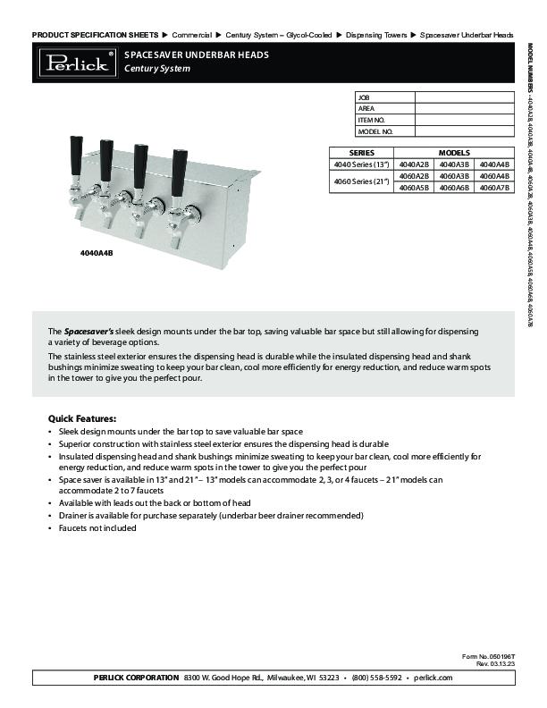 Cutsheet