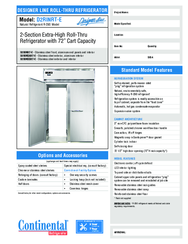 Cutsheet