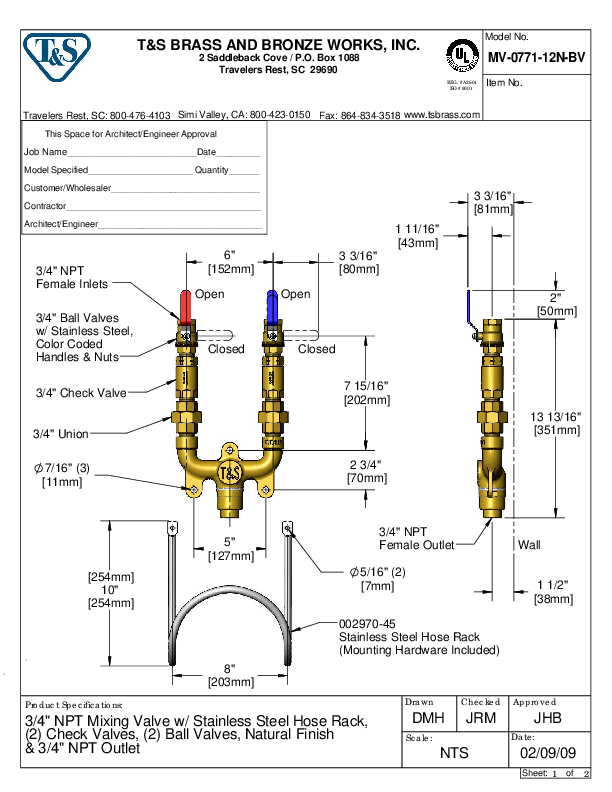 Cutsheet