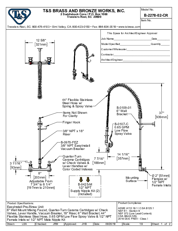 Cutsheet