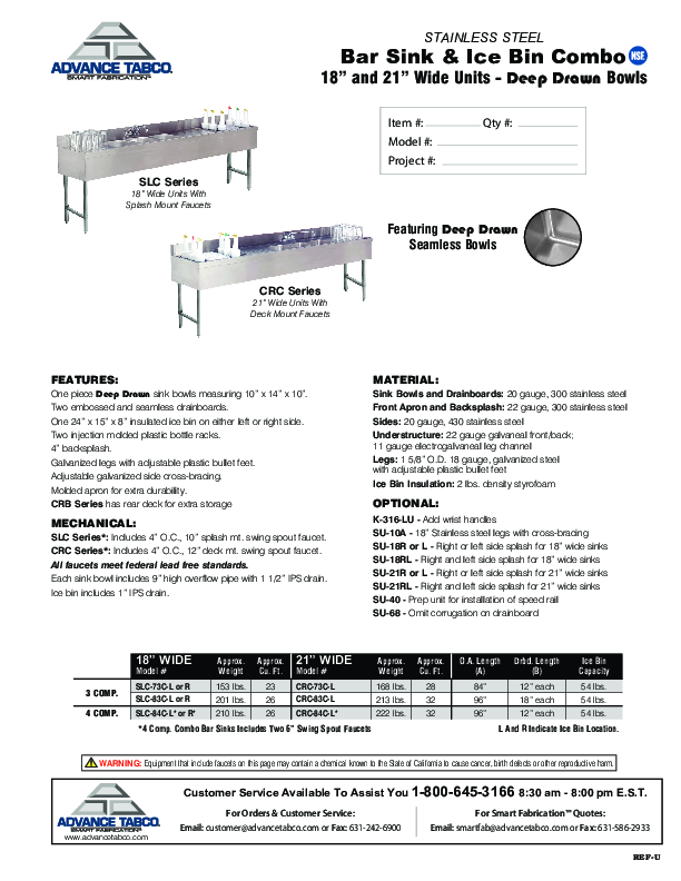 Cutsheet