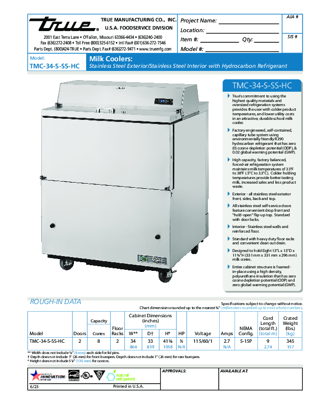 Cutsheet