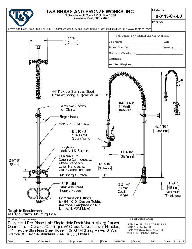 Cutsheet