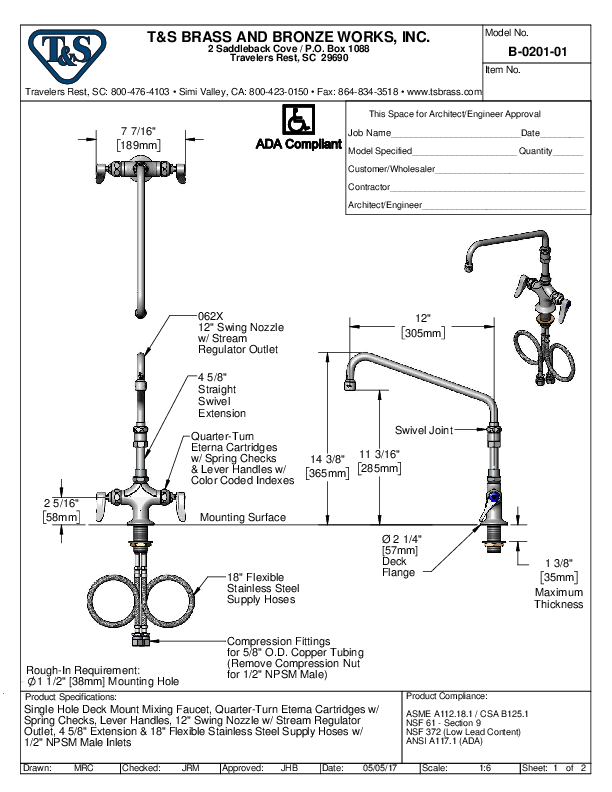 Cutsheet