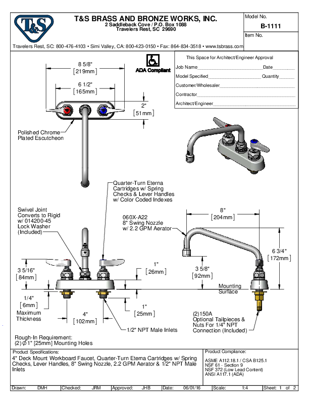 Cutsheet