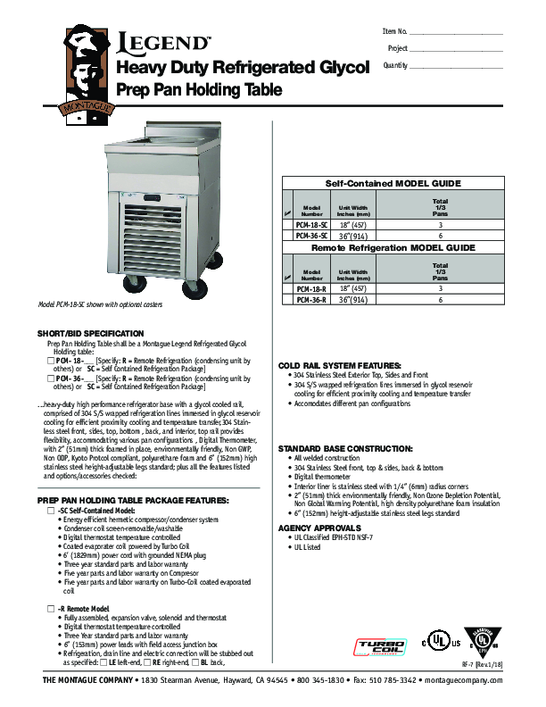 Cutsheet