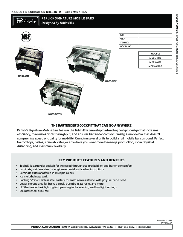 Cutsheet