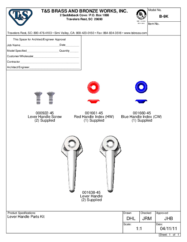 Cutsheet