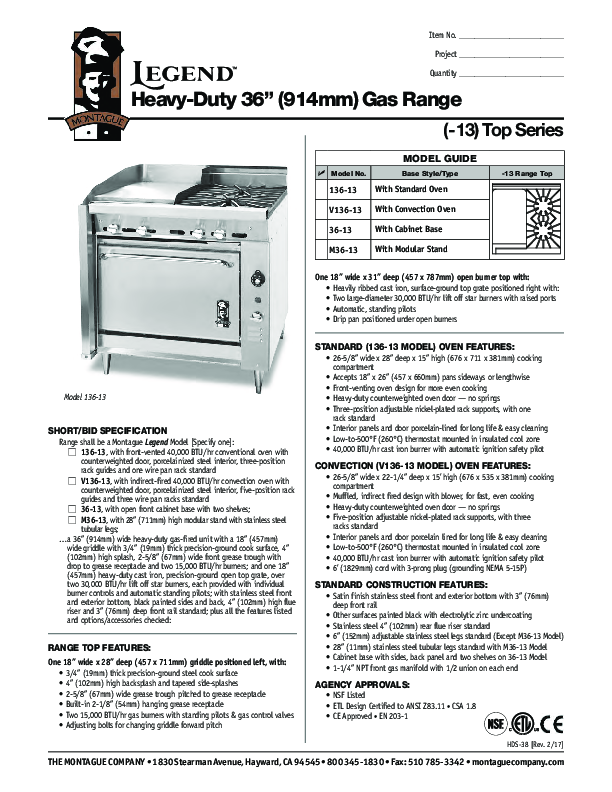 Cutsheet